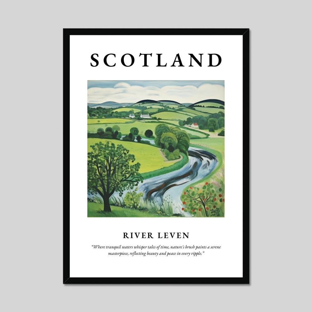 Poster of River Leven, Scotland.