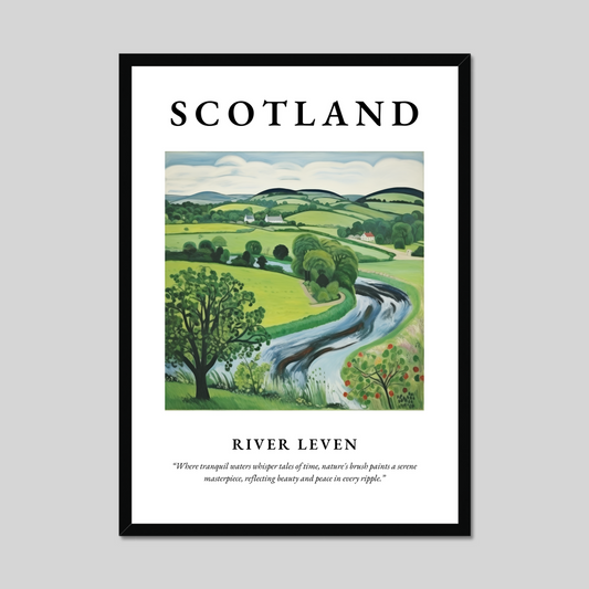 Poster of River Leven, Scotland.