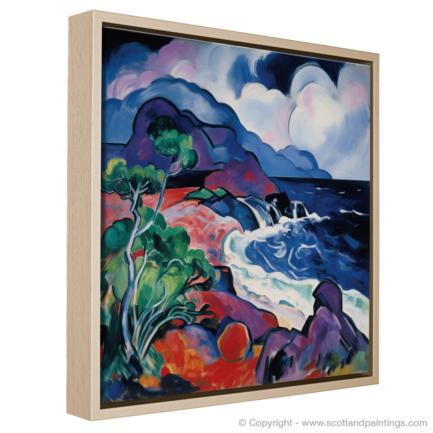 Fauvist Fury: Storm over Langamull Bay