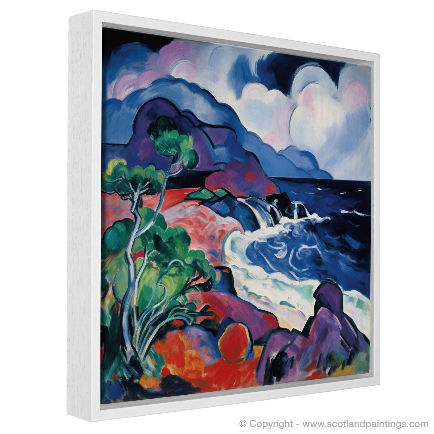 Fauvist Fury: Storm over Langamull Bay