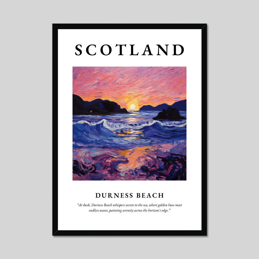 Poster of Durness Beach, Scotland.