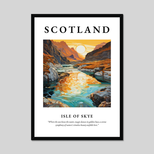 Poster of Isle of Skye, Scotland.