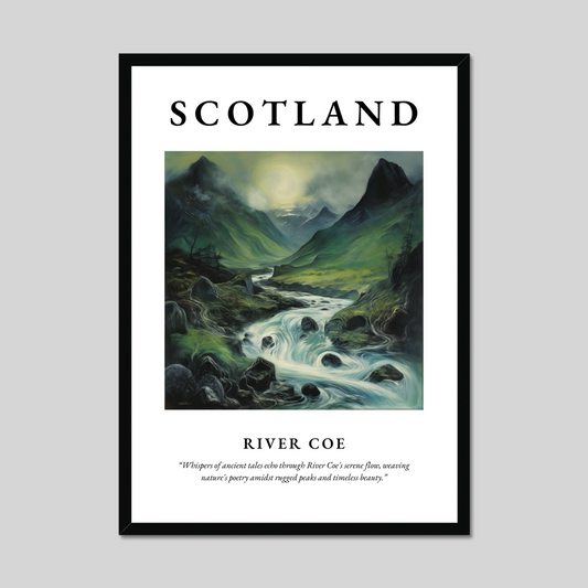 Poster of River Coe, Scotland.