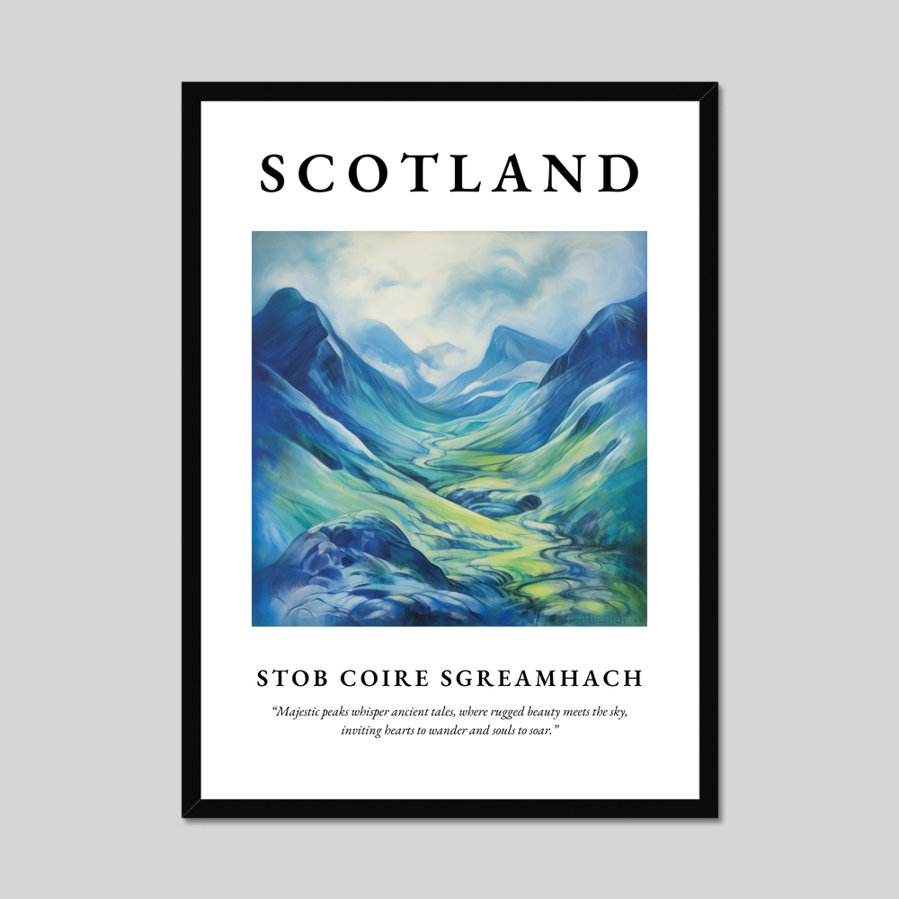 Poster of Stob Coire Sgreamhach, Scotland.