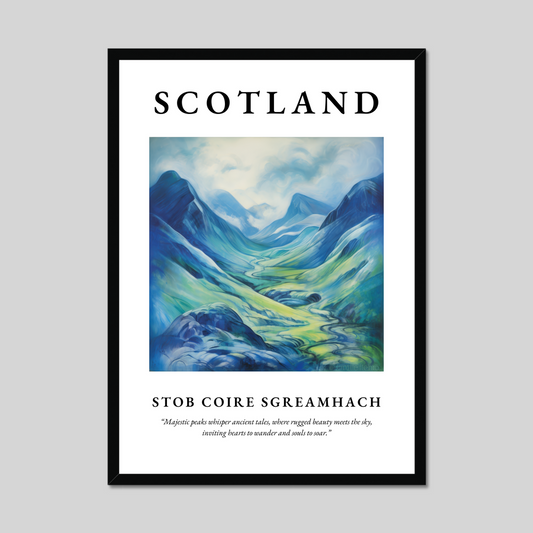 Poster of Stob Coire Sgreamhach, Scotland.