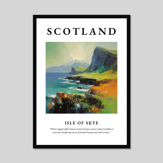 Poster of Isle of Skye, Scotland.