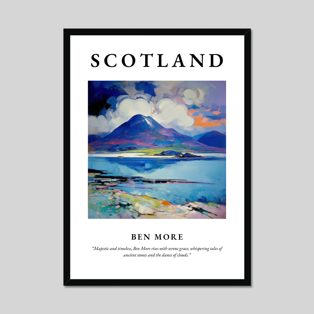 Poster of Ben More, Scotland.