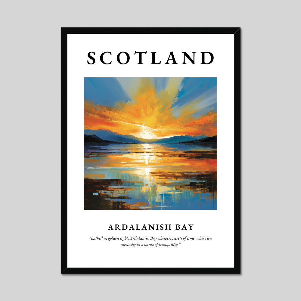 Poster of Ardalanish Bay, Scotland.