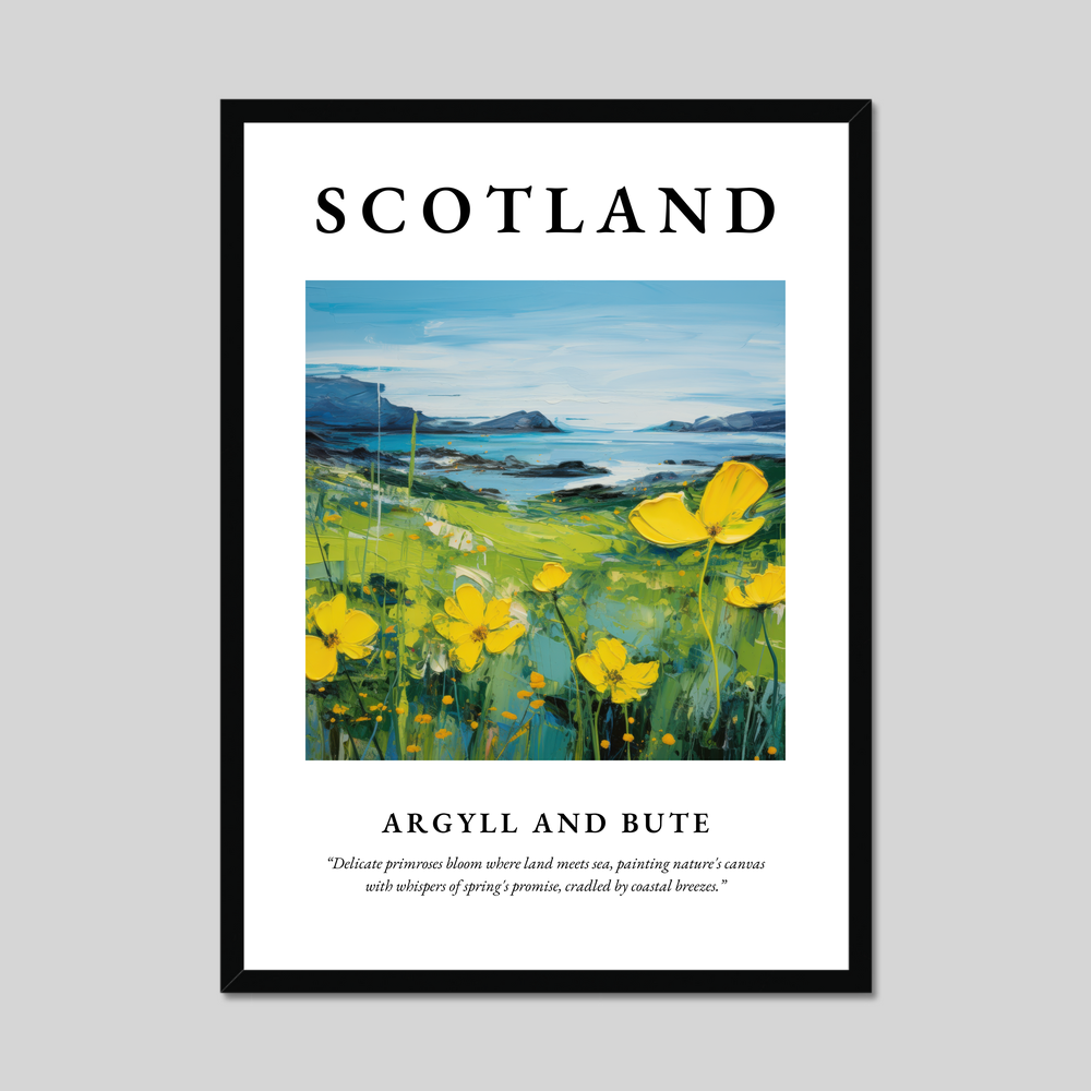 Poster of Argyll and Bute, Scotland.