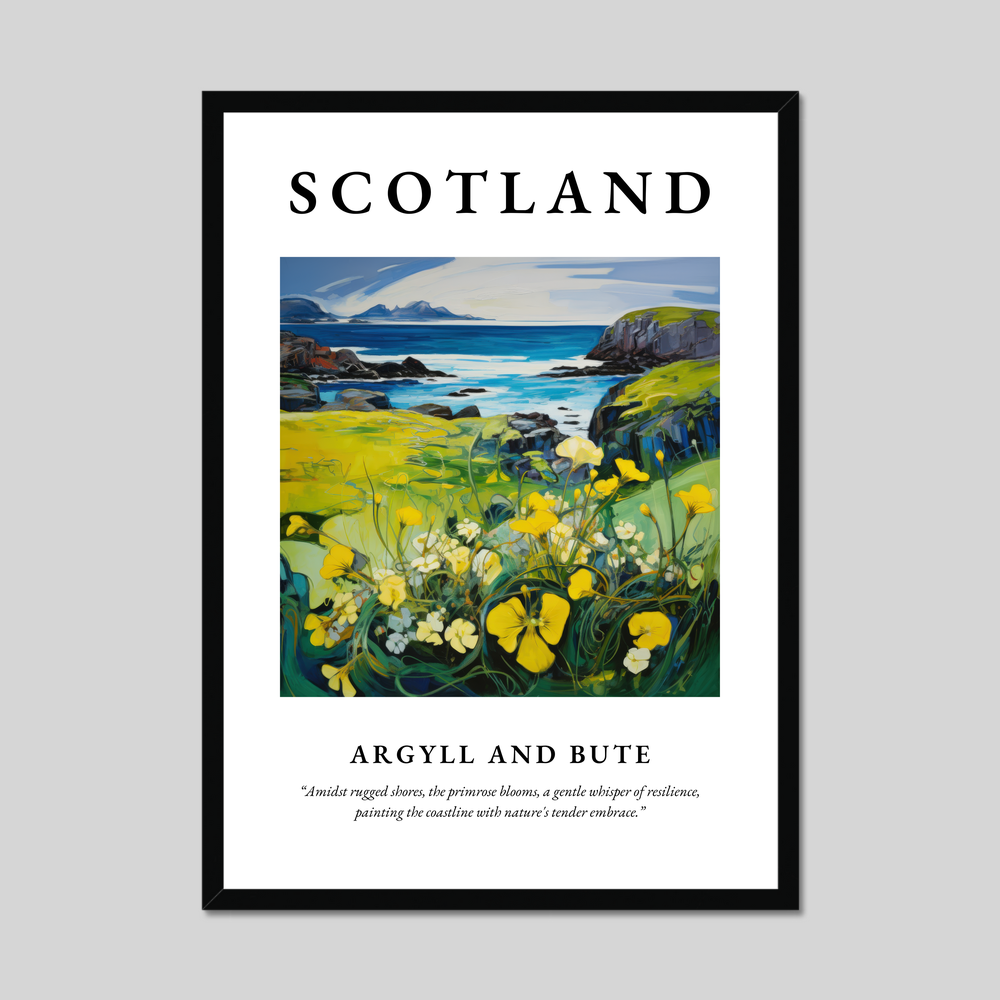 Poster of Argyll and Bute, Scotland.