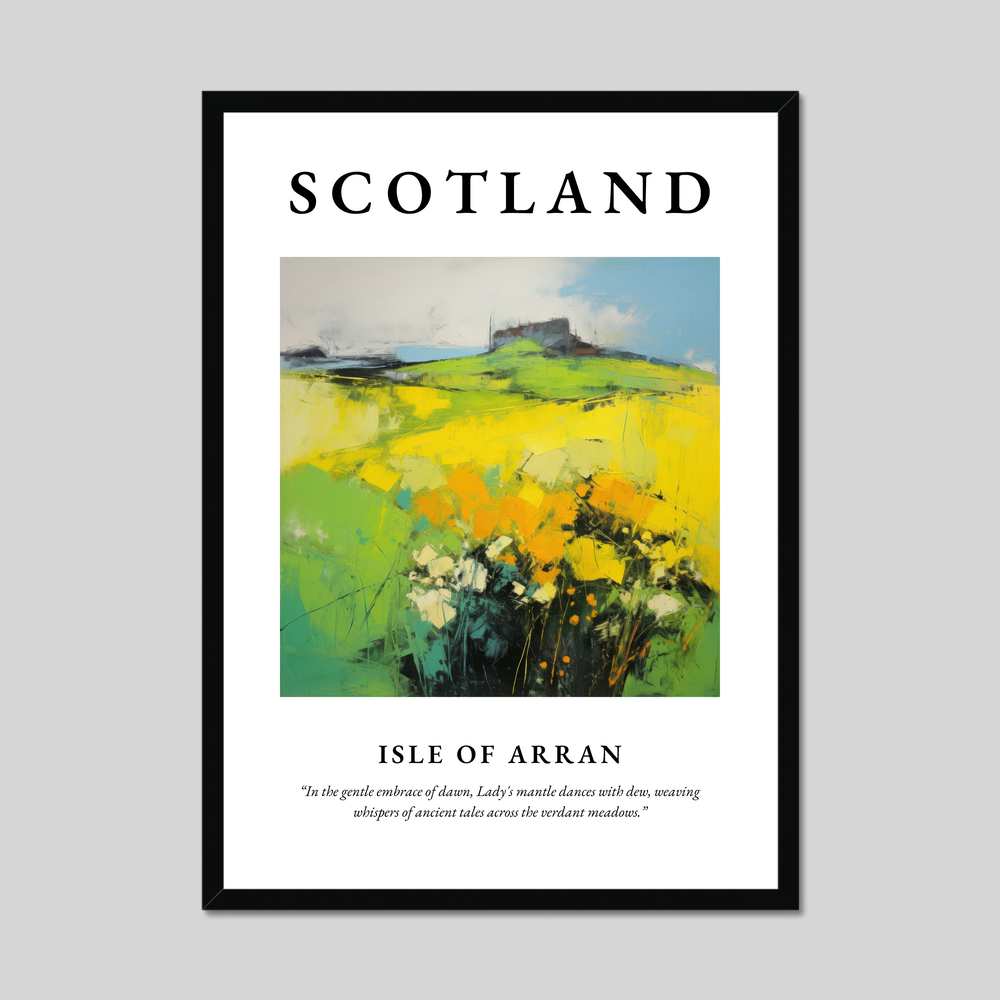 Poster of Isle of Arran, Scotland.