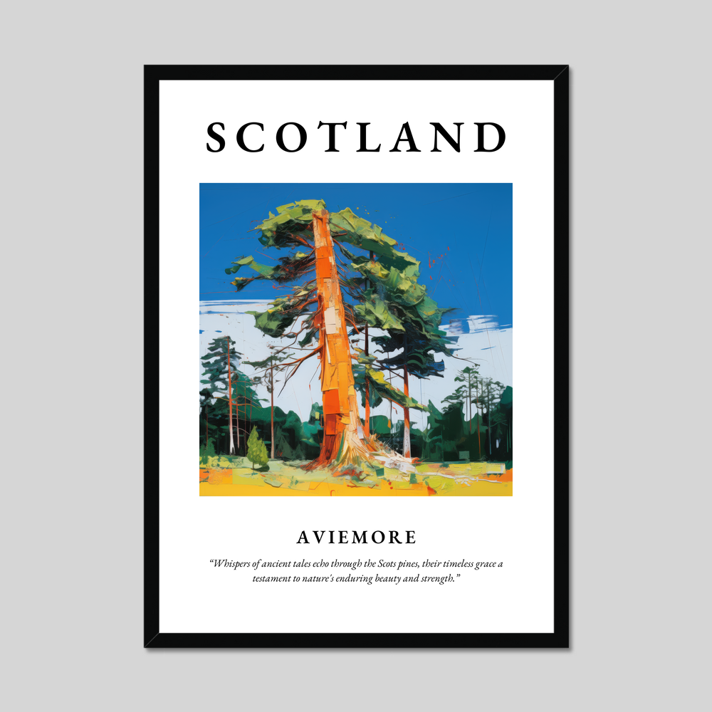 Poster of Aviemore, Scotland.