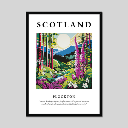 Poster of Plockton, Scotland.