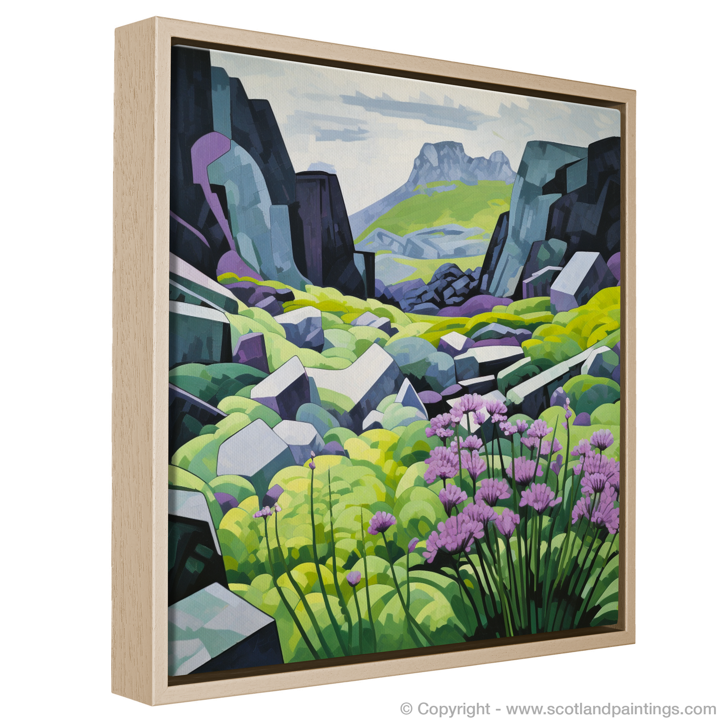 Alpine Serenade: The Dance of Meadow-rue and Cuillin Stone