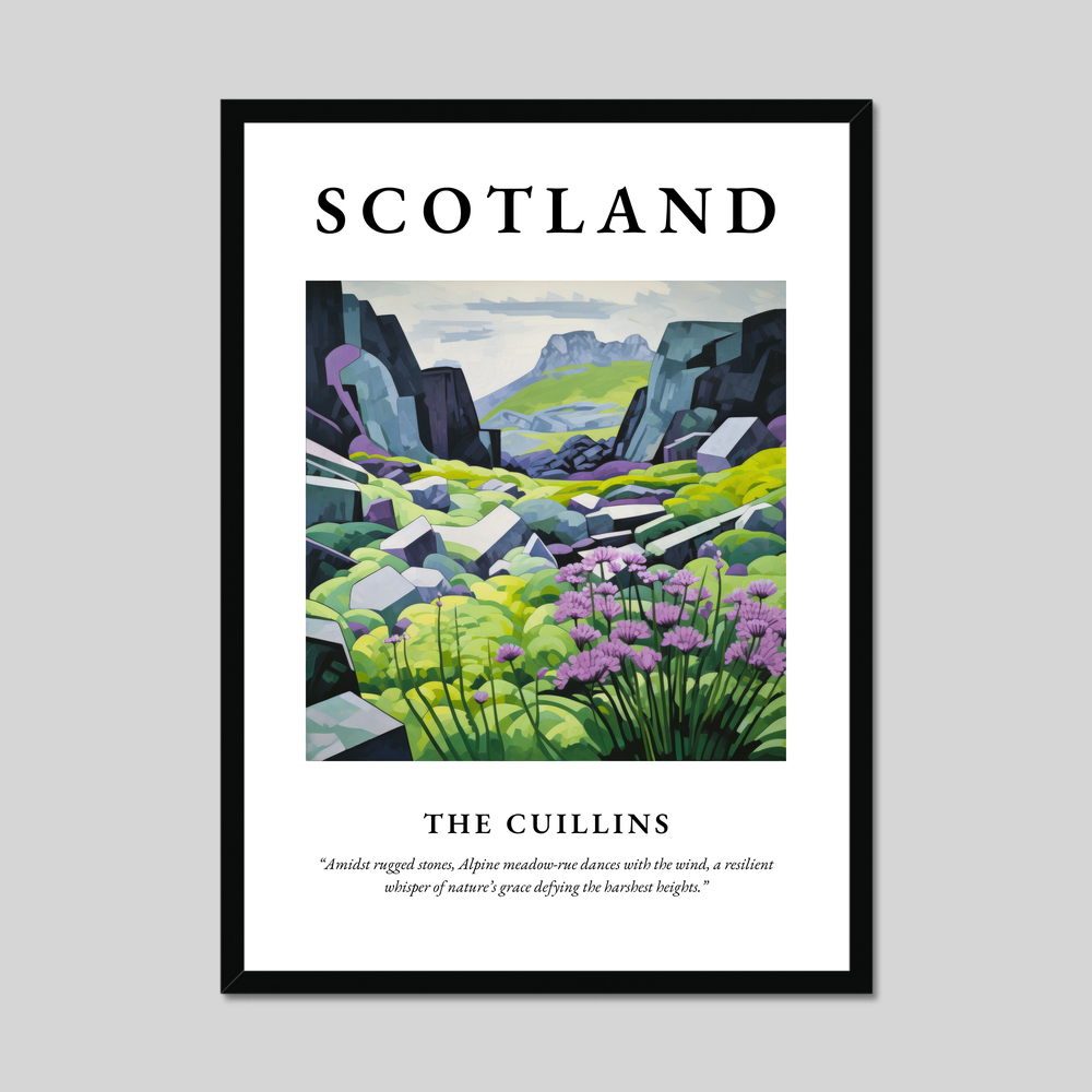 Poster of The Cuillins, Scotland.