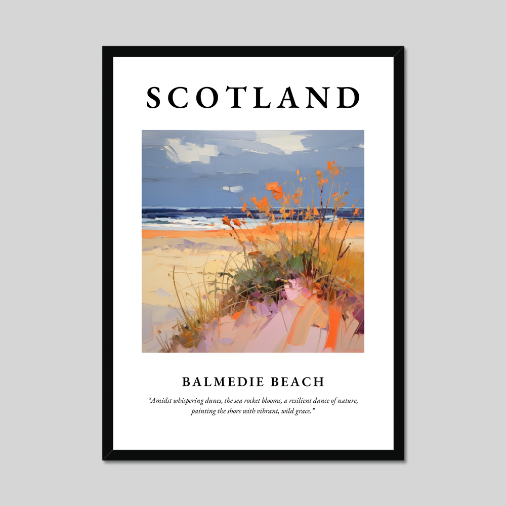 Poster of Balmedie Beach, Scotland.