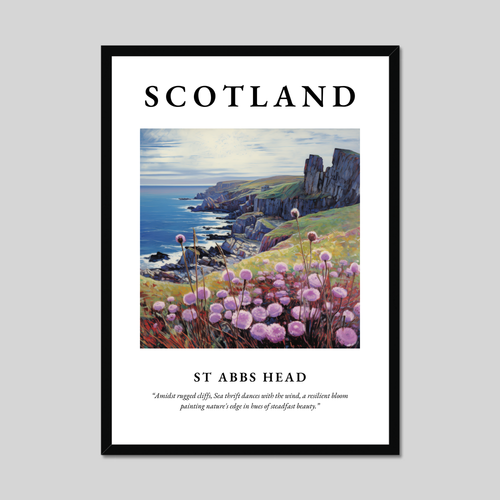 Poster of St Abbs Head, Scotland.