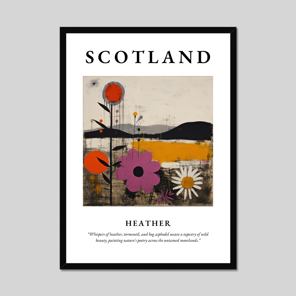 Poster of Heather, Scotland.