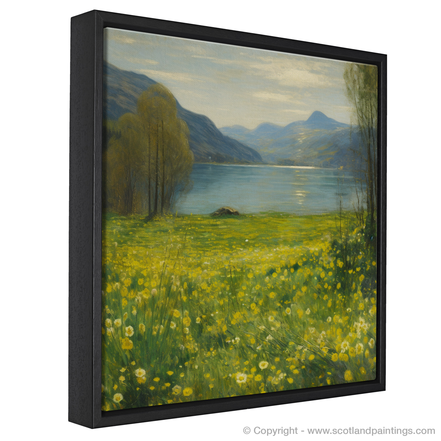 Awakening of Loch Tay: A Lesser Celandine Impression