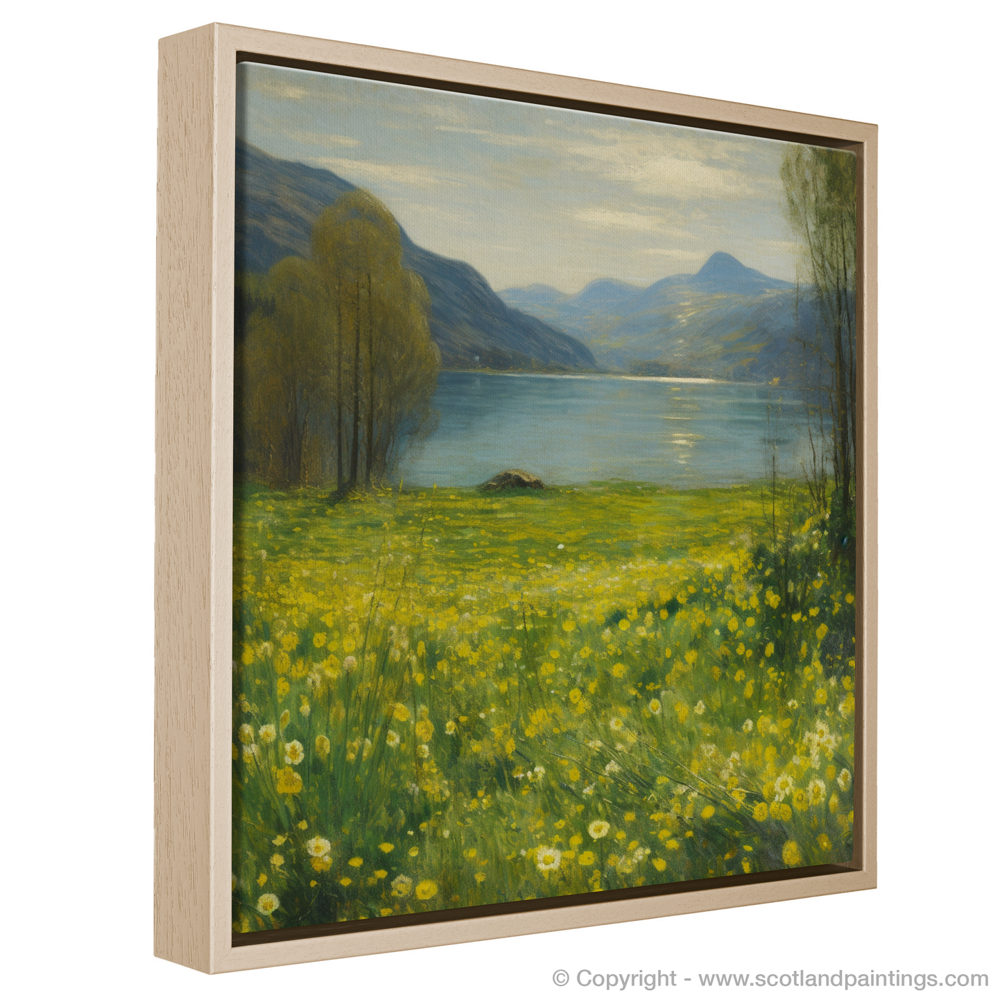 Awakening of Loch Tay: A Lesser Celandine Impression