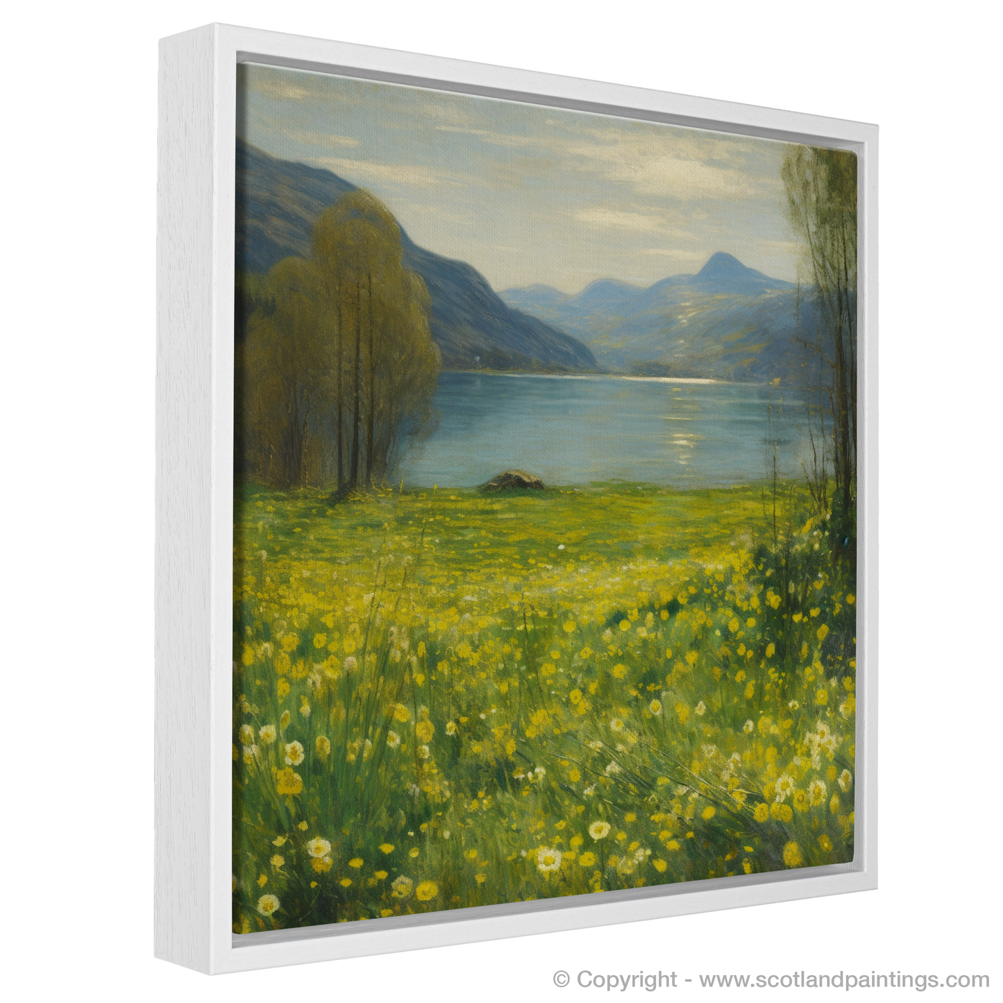 Awakening of Loch Tay: A Lesser Celandine Impression