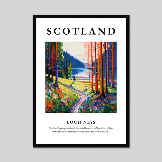 Poster of Loch Ness, Scotland.