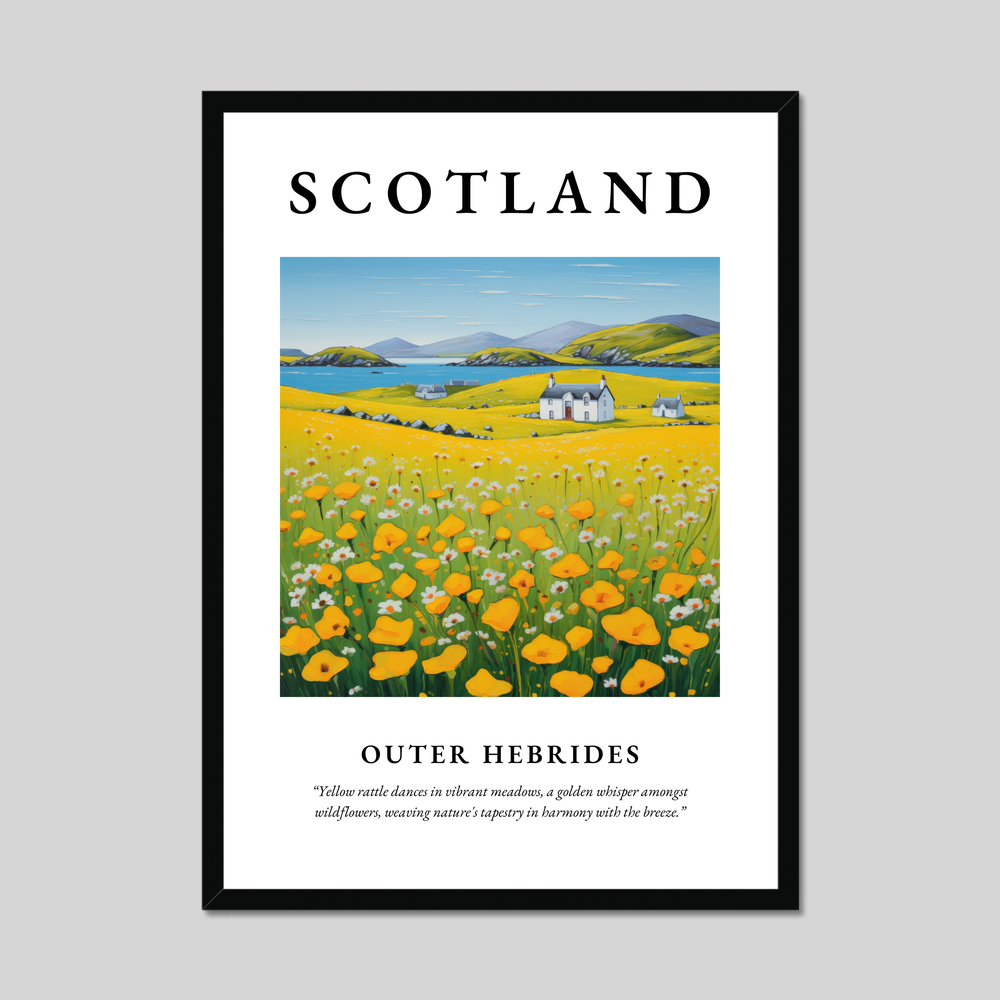 Poster of Outer Hebrides, Scotland.