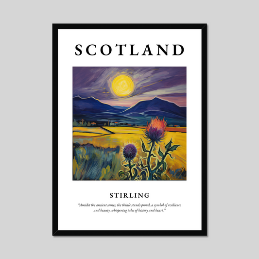 Poster of Stirling, Scotland.