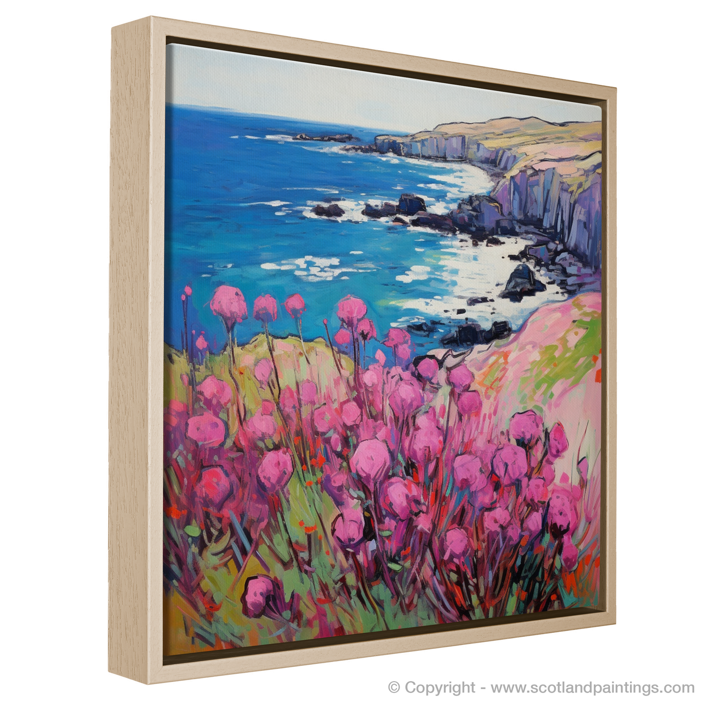 Wild Skye: A Sea Thrift Fauvist Symphony