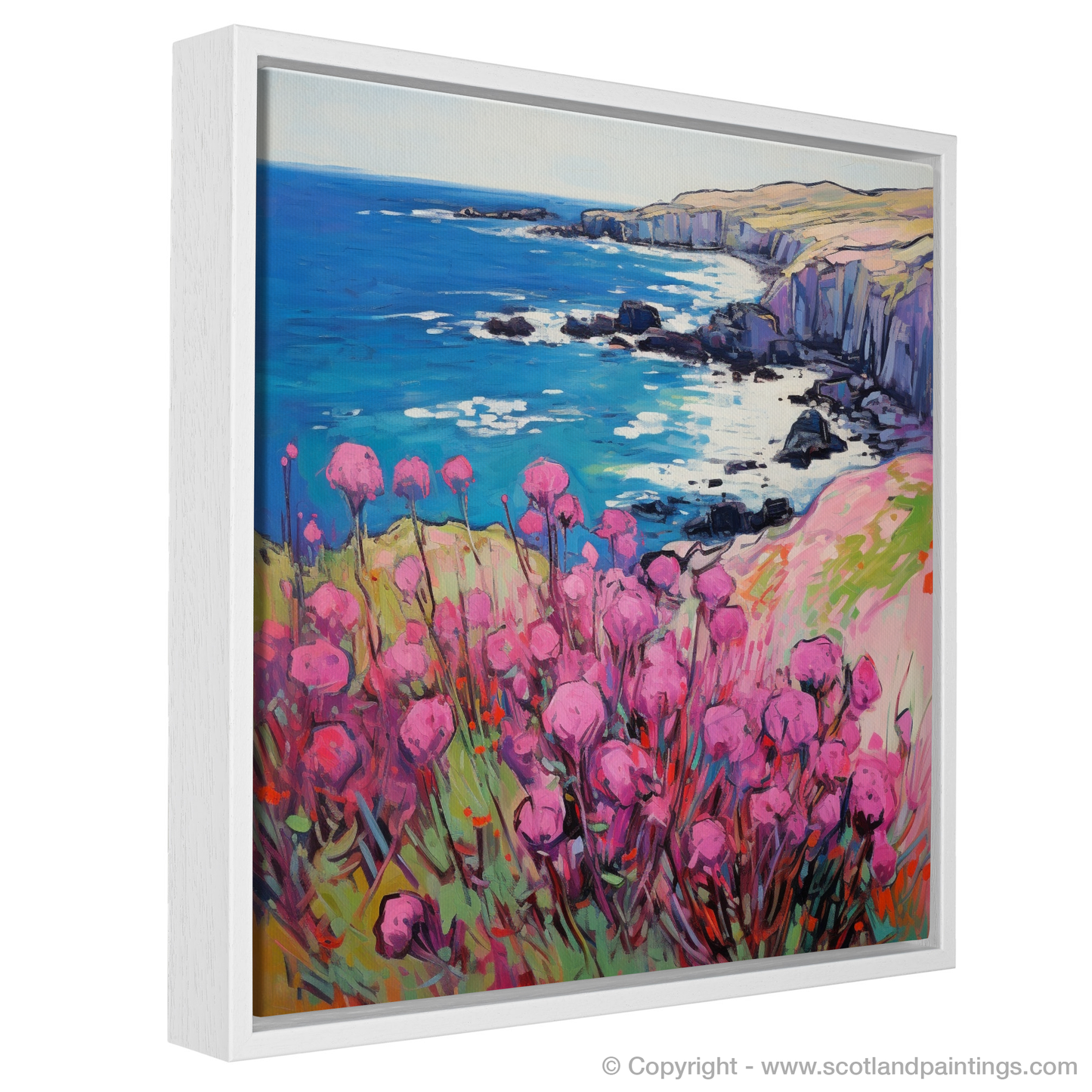 Wild Skye: A Sea Thrift Fauvist Symphony