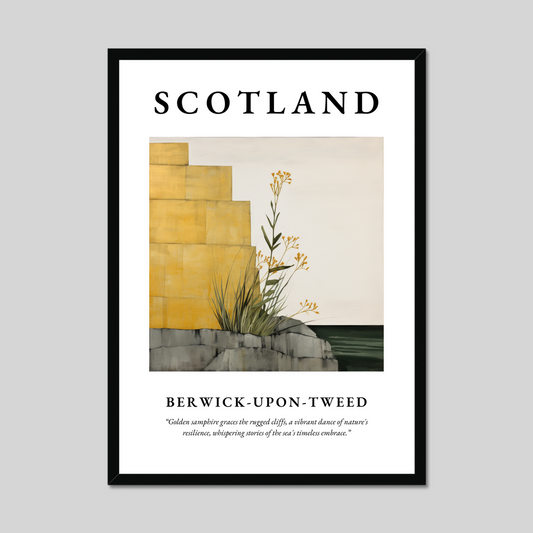 Poster of Berwick-upon-Tweed, Scotland.