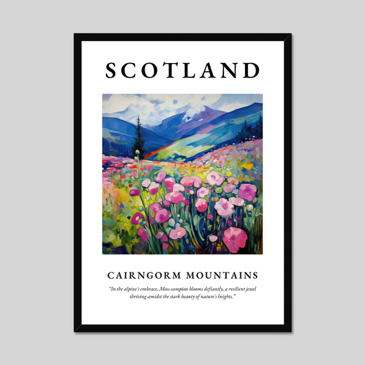 Poster of Cairngorm Mountains, Scotland.