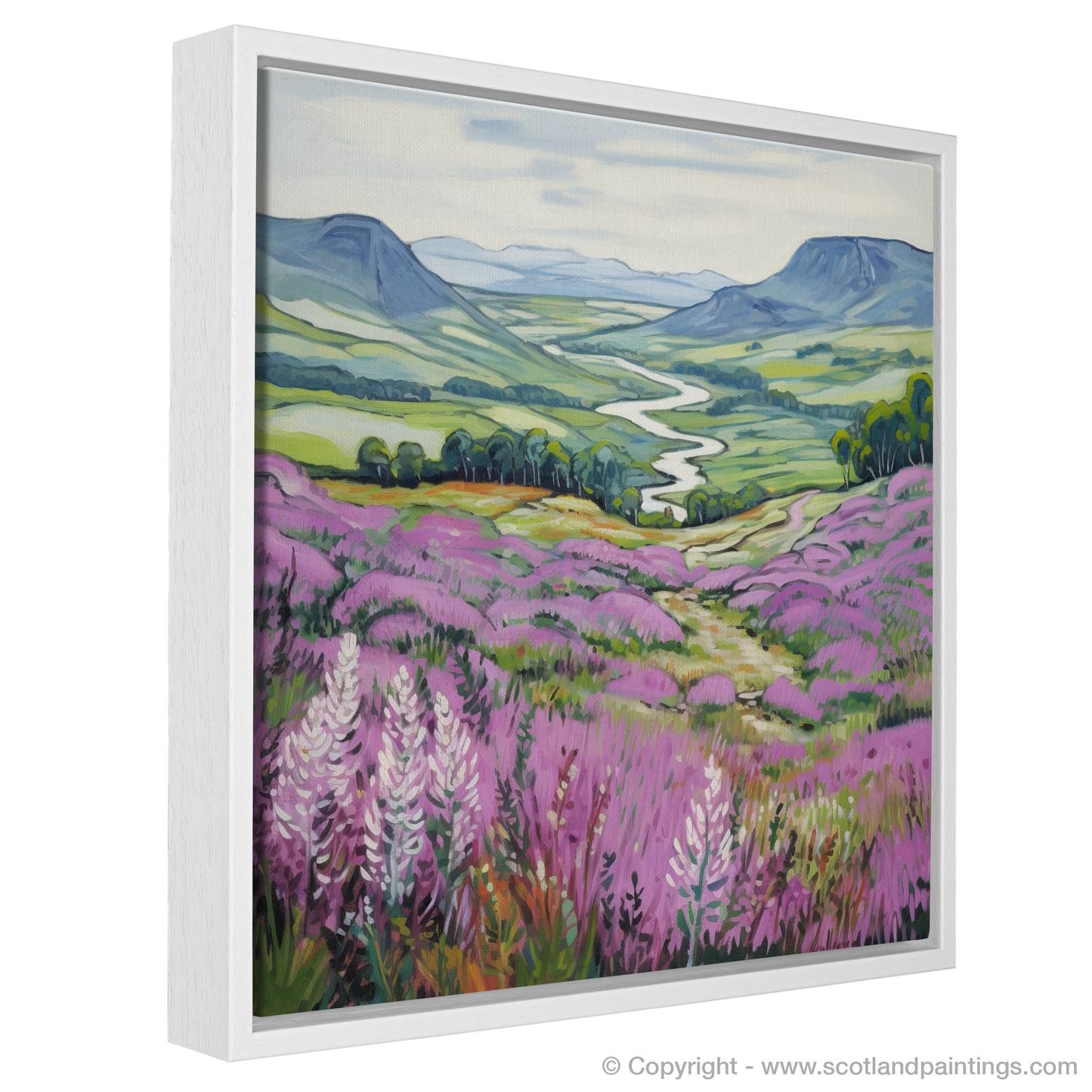 Heather Haven: A Naive Art Tribute to Cairngorms' Wilds