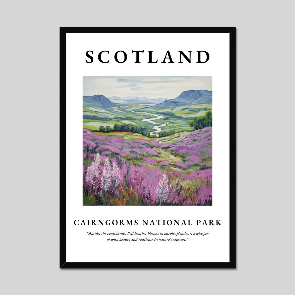 Poster of Cairngorms National Park, Scotland.