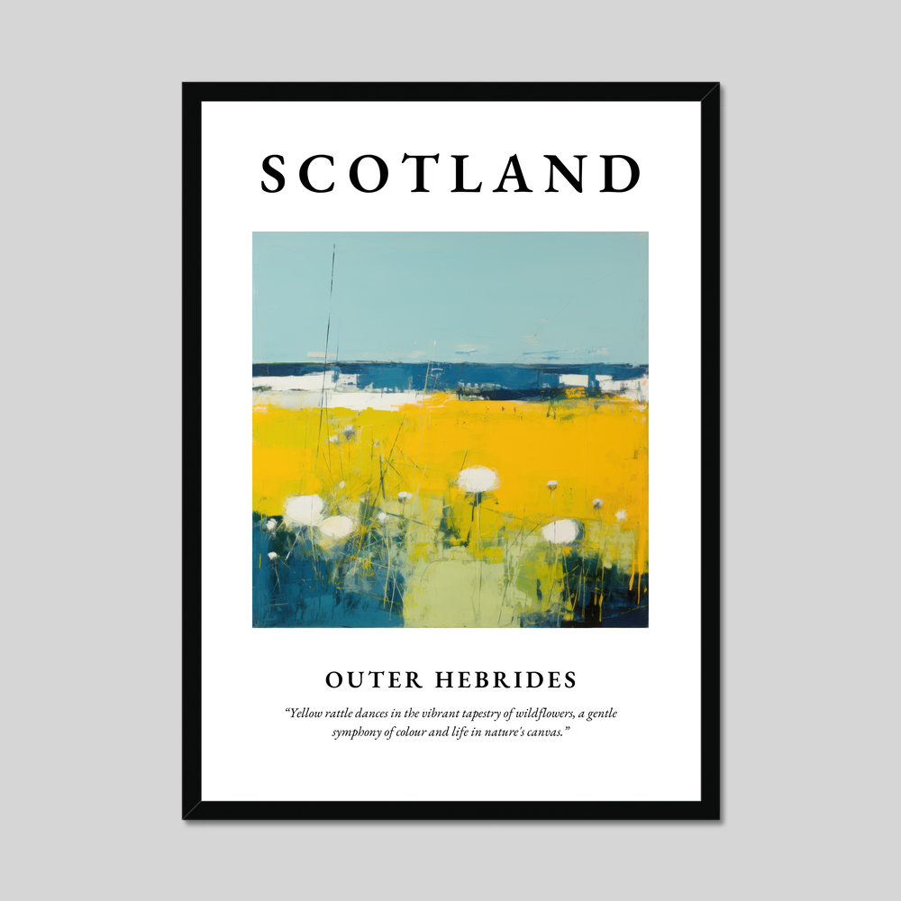 Poster of Outer Hebrides, Scotland.