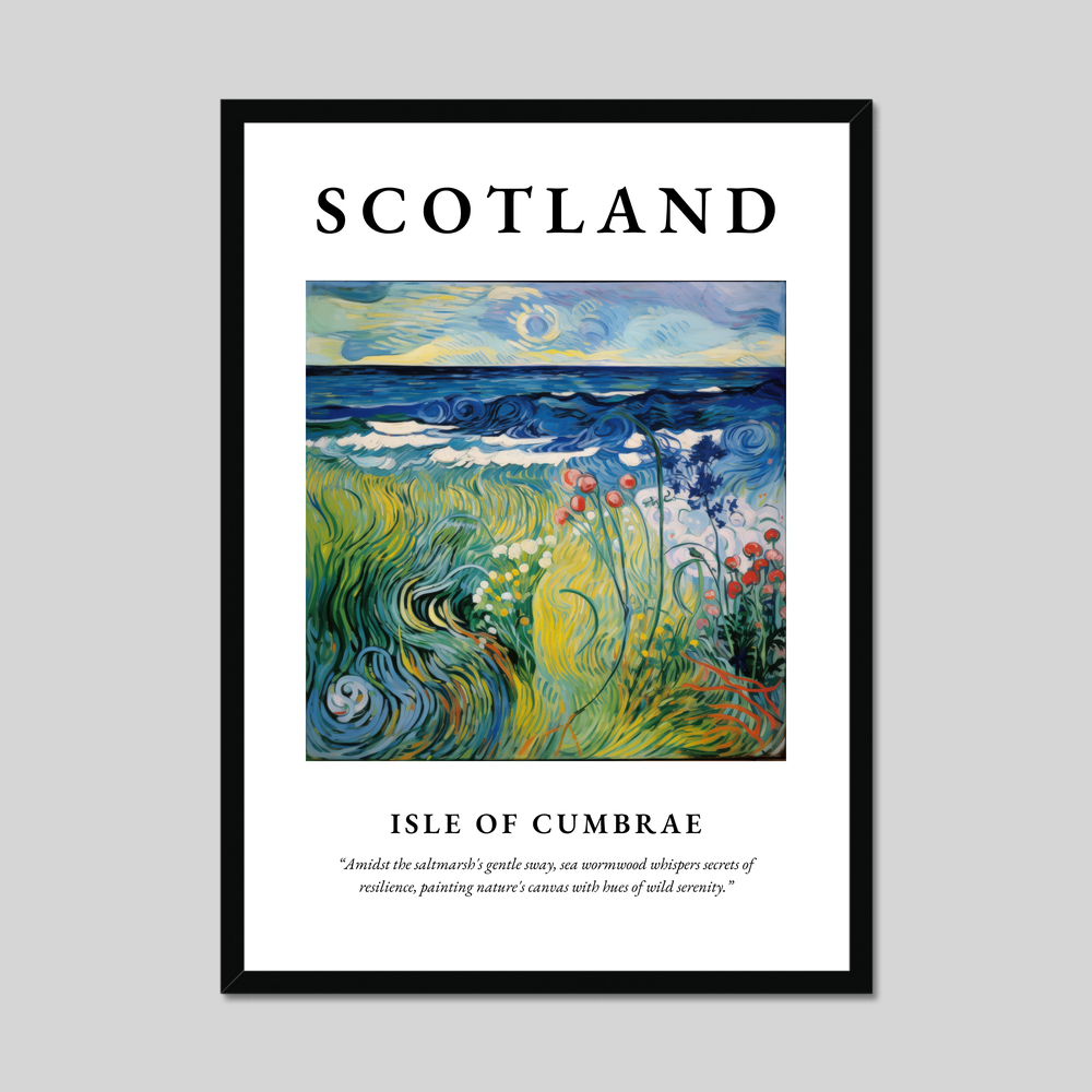 Poster of Isle of Cumbrae, Scotland.