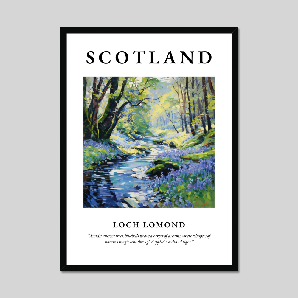 Poster of Loch Lomond, Scotland.