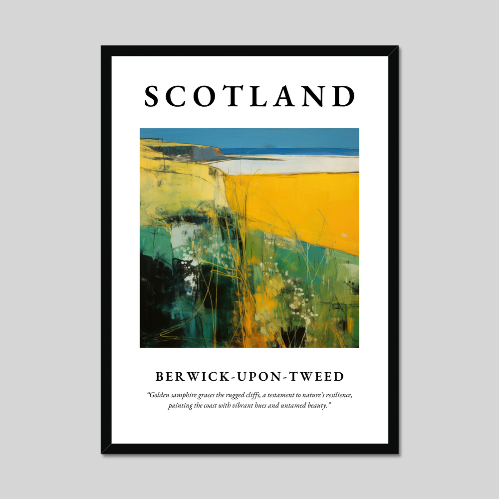 Poster of Berwick-upon-Tweed, Scotland.