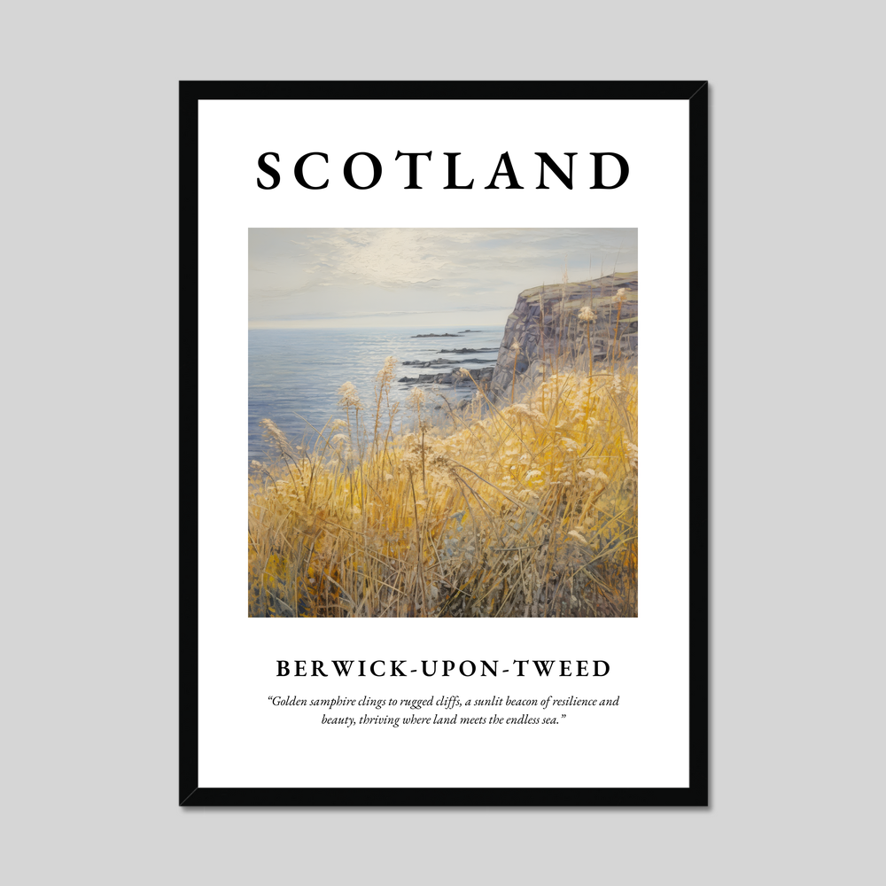 Poster of Berwick-upon-Tweed, Scotland.