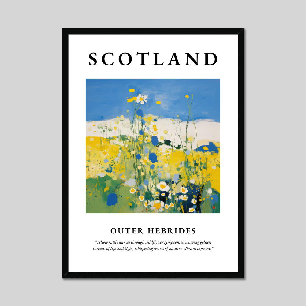 Poster of Outer Hebrides, Scotland.