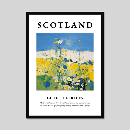 Poster of Outer Hebrides, Scotland.