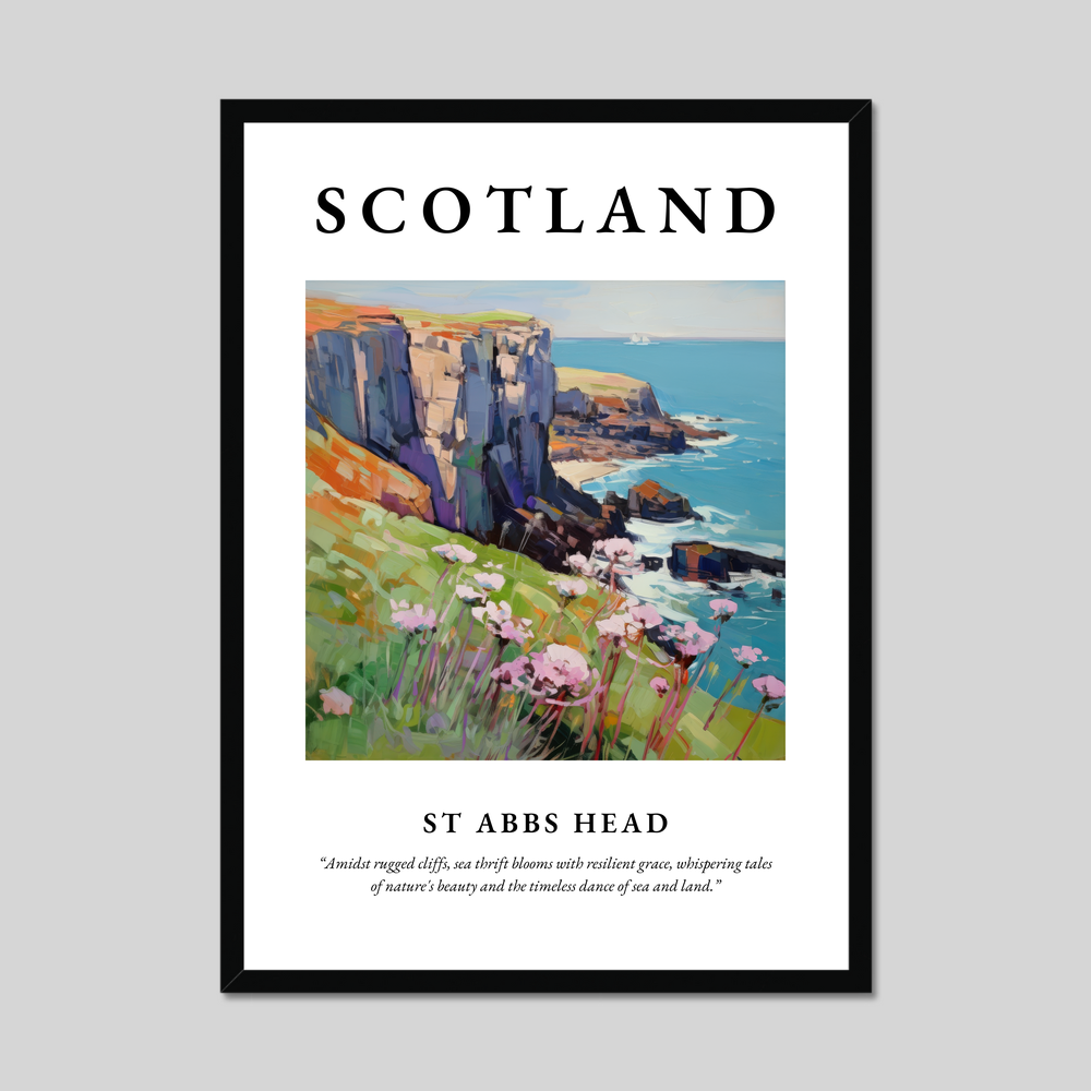 Poster of St Abbs Head, Scotland.