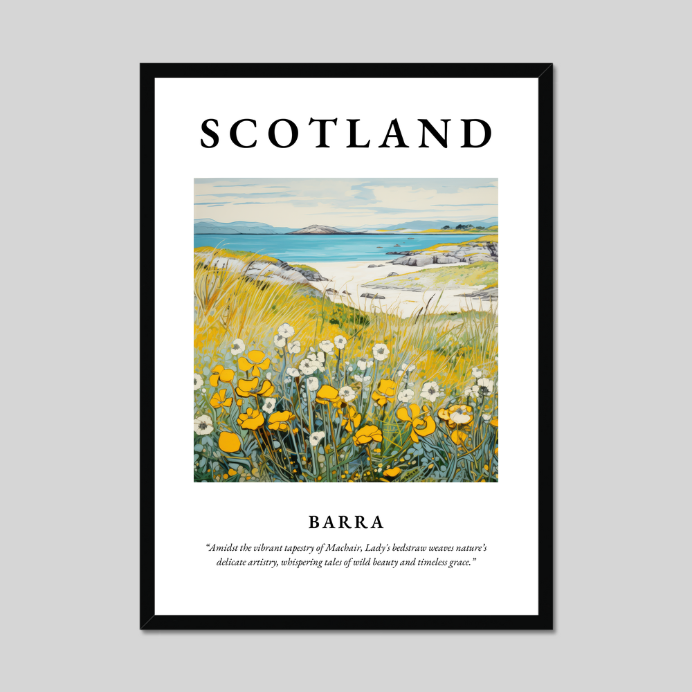 Poster of Barra, Scotland.