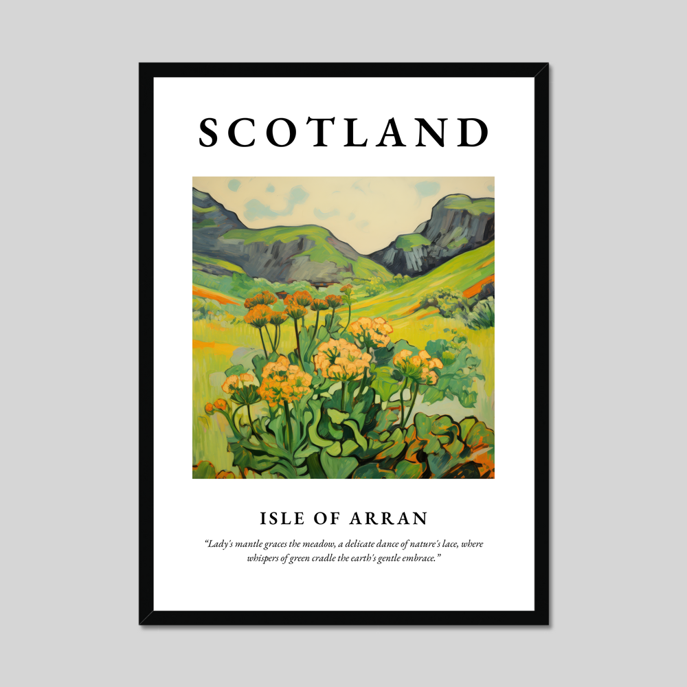 Poster of Isle of Arran, Scotland.