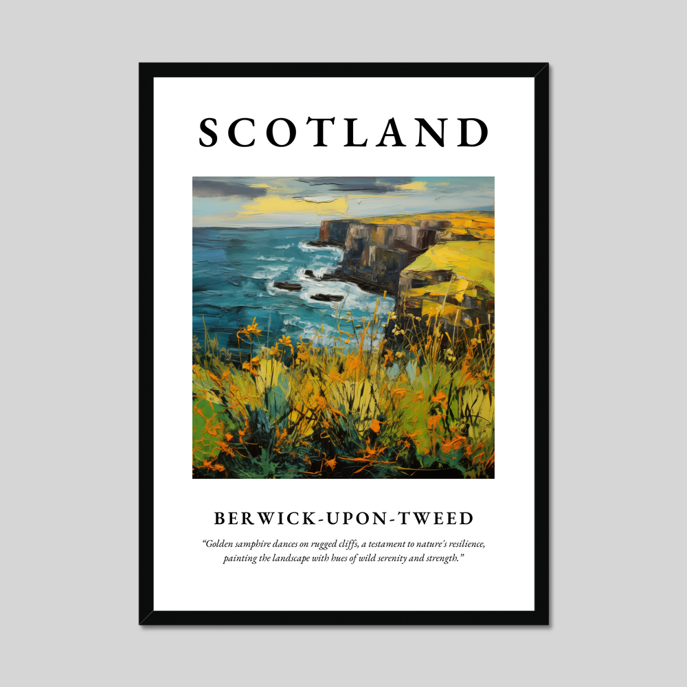 Poster of Berwick-upon-Tweed, Scotland.