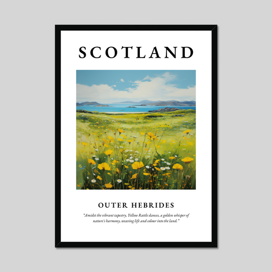 Poster of Outer Hebrides, Scotland.