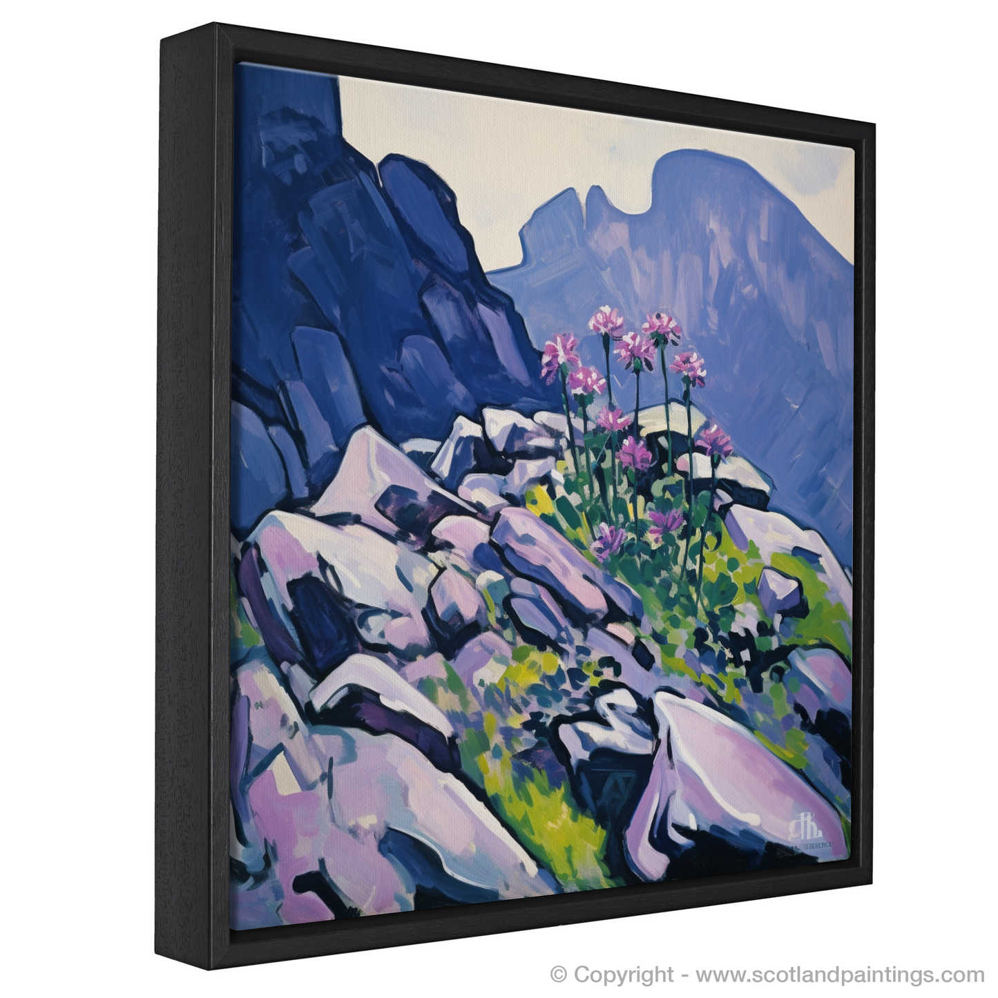 Wild Blooms on Ben Nevis: A Fauvist Tribute to Scottish Flora