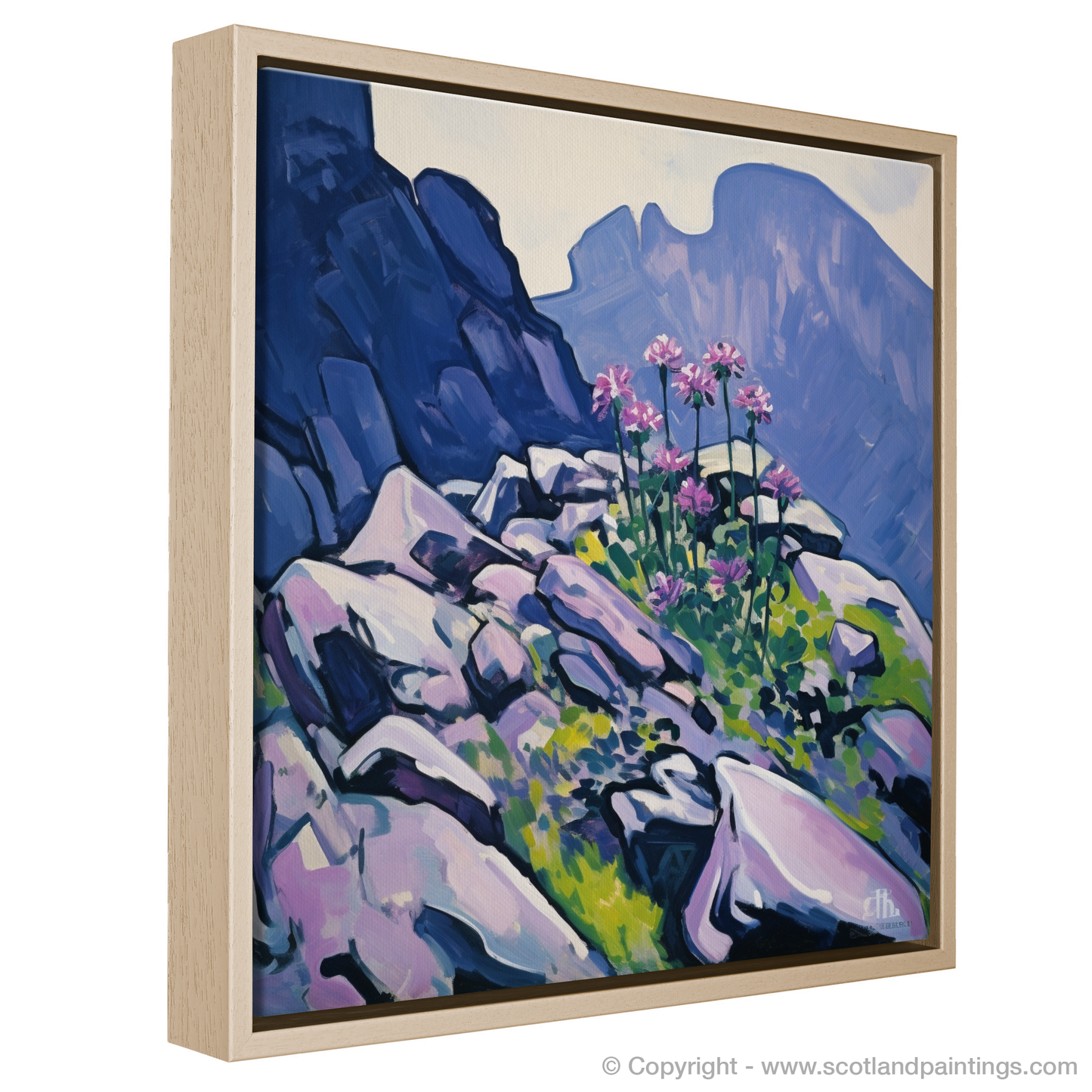 Wild Blooms on Ben Nevis: A Fauvist Tribute to Scottish Flora