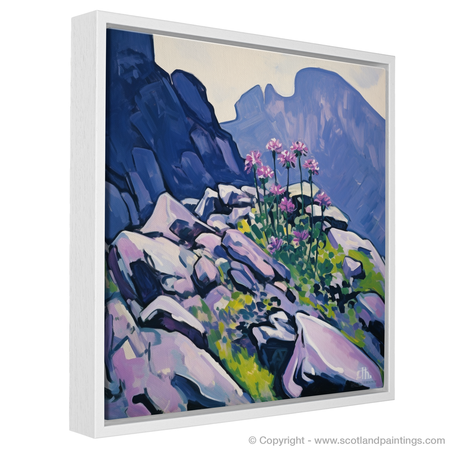 Wild Blooms on Ben Nevis: A Fauvist Tribute to Scottish Flora