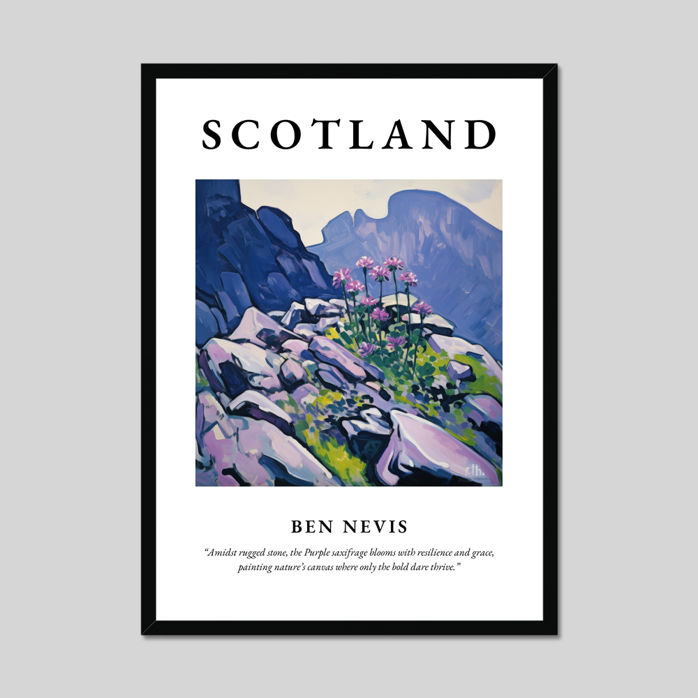 Poster of Ben Nevis, Scotland.